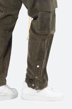 Load image into Gallery viewer, Corduroy Snap II Cargo Pants - Olive