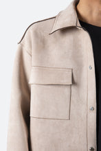 Load image into Gallery viewer, Suede Work Shirt - Tan