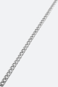 A4 Long Cuban Chain - Silver