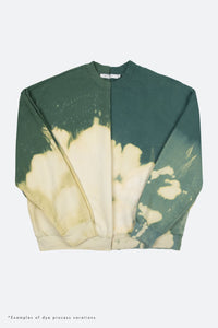 Bleached Crewneck - Green