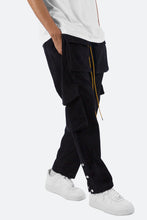 Load image into Gallery viewer, Corduroy Snap II Cargo Pants - Black
