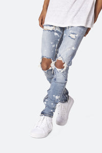 M1 Splash Stretch Denim - Blue – mcgeeandco68.com